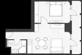 Appartement 1 chambre 32 m² Batoumi, Géorgie