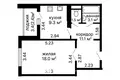 1 bedroom apartment 43 m² Minsk, Belarus
