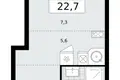 Apartamento 1 habitación 23 m² Kommunarka, Rusia
