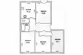 Wohnung 1 zimmer 100 m² Muchaviecki sielski Saviet, Belarus
