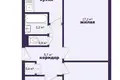 3 room apartment 61 m² Salihorsk, Belarus