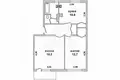 Apartamento 2 habitaciones 54 m² Makarava, Belarús
