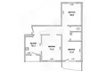 Квартира 3 комнаты 74 м² Мухавецкий сельский Совет, Беларусь