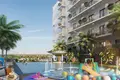 Residential complex New Evergreens Residence with a swimming pool, a green area and a shopping mall, Damac Hills 2, Dubai, UAE
