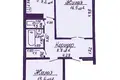 Appartement 2 chambres 51 m² Smarhon, Bélarus