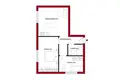 3 room apartment 53 m² Warsaw, Poland