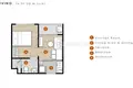 Apartamento 1 habitacion 26 m² Wichit, Tailandia