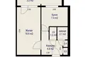 Квартира 1 комната 33 м² Минск, Беларусь