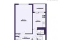 Mieszkanie 1 pokój 34 m² Mińsk, Białoruś