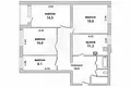 Appartement 4 chambres 89 m² Muchaviecki sielski Saviet, Bélarus