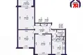 3 room apartment 66 m² Minsk, Belarus