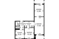 3 bedroom apartment 62 m² Minsk, Belarus