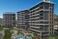 Mieszkanie 2 pokoi 54 m² Alanya, Turcja