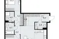 3 room apartment 88 m² Kommunarka, Russia