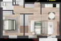 Apartment 56 m² Kalodziscanski sielski Saviet, Belarus