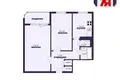 Apartamento 2 habitaciones 49 m² Minsk, Belarús