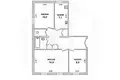 Apartamento 3 habitaciones 56 m² Kobriny, Belarús