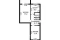 Wohnung 2 zimmer 44 m² Minsk, Belarus