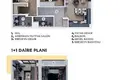 Mieszkanie 2 pokoi 48 m² Cankaya, Turcja
