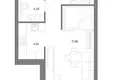 Студия 1 комната 36 м² Калининград, Россия