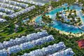 Complexe résidentiel New complex of townhouses Sun City with green areas and sports grounds, Dubailand, Dubai, UAE