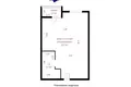 Apartamento 1 habitación 46 m² Minsk, Belarús