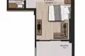 1 room apartment 40 m² Mezitli, Turkey