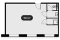 Oficina 53 m² en Moscú, Rusia