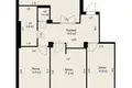 4 room apartment 97 m² Minsk, Belarus