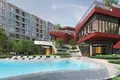 Complexe résidentiel Residential complex with a large swimming pool, a spa and a co-working area, Bangkok, Thailand