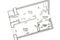 Apartamento 2 habitaciones 41 m² en Minsk, Belarús