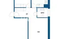 Apartamento 2 habitaciones 59 m² Kotka Hamina sub region, Finlandia
