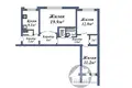 Квартира 3 комнаты 74 м² Барановичи, Беларусь