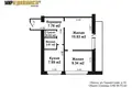 2 room apartment 46 m² Minsk, Belarus