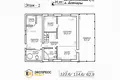 Haus 3 zimmer 123 m² Dabryniouski sielski Saviet, Belarus