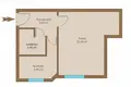 1 bedroom apartment 38 m² Warsaw, Poland