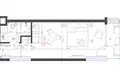 Studio 1 chambre 35 m² Batoumi, Géorgie