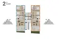 Ático 2 habitaciones 82 m² Nicosia, Chipre