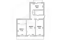 3 room apartment 71 m² Brest, Belarus