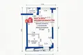 1 room apartment 44 m² Hrodna, Belarus