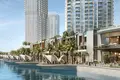 Complexe résidentiel Residential complex near green park, marina and city beach, Dubai Creek, Dubai, UAE