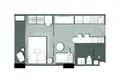 Condo 2 pokoi 28 m² Chalong, Tajlandia