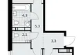 Apartamento 2 habitaciones 52 m² Kommunarka, Rusia