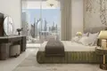 Complexe résidentiel Residential complex with terrace and swimming pool, on the shores of the Dubai Water Canal, in the popular area of Business Bay, Dubai, UAE