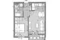 1 bedroom apartment 41 m² Podgorica, Montenegro