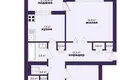 3 room apartment 62 m² Salihorsk, Belarus