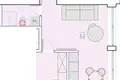 Appartement 2 chambres 30 m² Garliava, Lituanie
