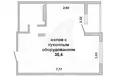 Appartement 1 chambre 41 m² Muchaviecki sielski Saviet, Bélarus