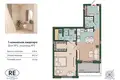 Apartamento 1 habitación 63 m² Kaliningrado, Rusia