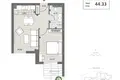 Mieszkanie 1 pokój 36 m² Boreti, Czarnogóra